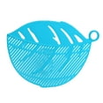 thumbnail image 1 of 1 Pack Durable Cleaning Half Round Rice Washing Sieve Cleaning Gadgets Kitchen Clip Tool, 1 of 3