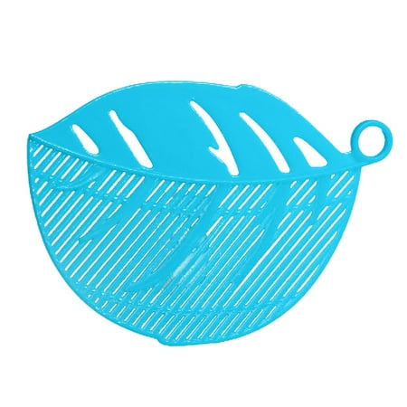 

Huaai Drain Rack 1 Pack Durable Cleaning Half Round Rice Washing Sieve Cleaning Gadgets Kitchen Clip Tool Blue