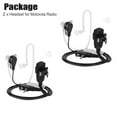 thumbnail image 7 of Walkie Talkie Earpiece, EEEkit Noise Canceling Headset 2 Pin Acoustic Tube Earpiece with Mic PTT, Two Way Radio Earpiece Compatible with Motorola CLS1410 CLS1110 CP200 GP2000 T600 T800 Radio(2/1Pcs), 7 of 7