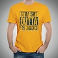 thumbnail image 2 of UGP Campus Apparel Straight Outta Los Angeles T-Shirt - Small - Gold, 2 of 6