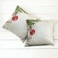 thumbnail image 6 of Ambesonne Christmas Throw Pillow Cover 2 Pack, Tree, 18", Beige Red Green, 6 of 7