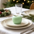 thumbnail image 6 of MMJ Scented Candles Apple Shaped Soy Wax Fall Farmhouse Cinnamon Thanksgiving Centerpiece Home Kitchen Table Mantel Decor Gift 2.36x2.36x1.77in, 6 of 6