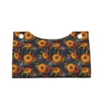 thumbnail image 4 of Naloa Sunflowers Print Leather Tissue Box Cover Rectangle | Long Tissue Box Cover | Tissue Box Holder | Tissue Holder for Bathroom, 4 of 9