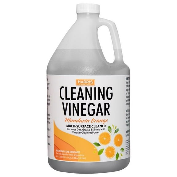 HARRIS Orange Scent Concentrated All Purpose Cleaning Vinegar Liquid 128 oz
