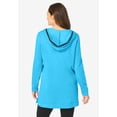 thumbnail image 2 of Woman Within Plus Size V-Neck Hoodie Sweatshirt, 2 of 6
