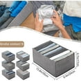 thumbnail image 5 of Pack of 6 drawer organization system wardrobe cupboard organiser, 5 of 5