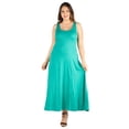 thumbnail image 3 of Plus Size A-Line Tank Maxi Dress, 3 of 7