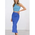 thumbnail image 4 of Conjunto de 2 Piezas para Mujer PRETTYGARDEN Top sin Mangas y Falda Midi Talla S, 4 of 8