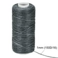 thumbnail image 3 of 55 Yards 150D/1mm Leather Sewing Polyester Waxed Thread (Dim Gray), 3 of 5