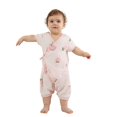 thumbnail image 4 of Gibobby Ropa Para Bebe mono estampado para niños y niñas, mono abierto de 1 pieza, algodón orgánico(Rosa, 3-6 Meses), 4 of 5