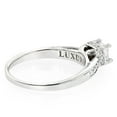 thumbnail image 2 of Luxurman Ladies Affortable 14K Unique Natural 0.6 Ctw Diamond Engagement Ring Cheap (White Gold Size 6.5), 2 of 3