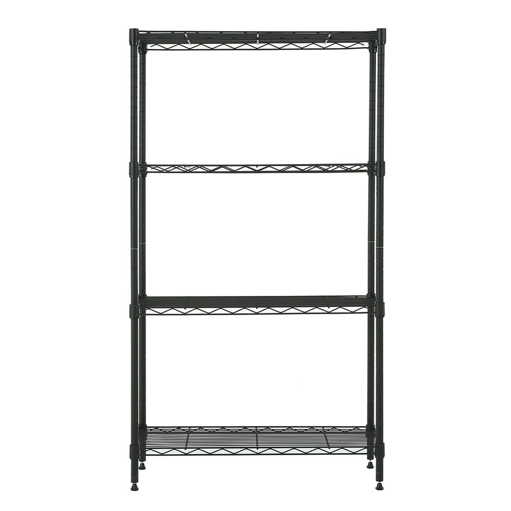 4 tier grey shelving 11.8x25.6x45.5in