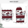 thumbnail image 4 of Disketp Buffalo Plaid Forest Oven Mitts And Potholders Bbq Gloves-Oven Mitts And Pot Holders With Recycled Infill Silicone Non-Slip Cooking Gloves For Cooking Baking Grilling, 4 of 9