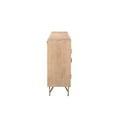 thumbnail image 5 of Taran Designs Chateau 6-door Carved Solid Wood Sideboard in Beige, 5 of 6