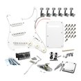thumbnail image 3 of BELOVING Kits de Guitare Électrique DIY Portables Rétro Multifonctions Plaque Arrière Accessoires Blanc C, 3 of 10