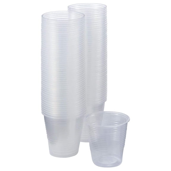 Disposable Clear Plastic Cups, 5 oz [2000 Count] Drinking, Party, Medical, Dental, Polypropylene