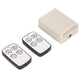 thumbnail image 4 of Código de aprendizaje de 12 V Interruptor de control remoto de 4 vías Copia de 433 MHz Control remoto de cuatro botones con 4 receptores de relé Negro, 4 of 5