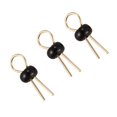thumbnail image 3 of 400 Piezas PCB Pin de Prueba de Junta de Soldadura de Tono de Oro de Color Negro, 3 of 8