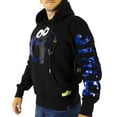 thumbnail image 3 of Sesame Street Cookie Monster Sequin Hoodie Sweatshirt Large, 3 of 6