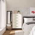 thumbnail image 2 of Kelly 5 Drawer Dresser, Ivory Oak, 2 of 9