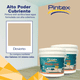 thumbnail image 2 of PINTEX 2 Pack Pintura para Pared Vinil-Acrílica | Fácil Aplicación, Alta Cobertura y Resistente a la Lluvia | Pintura Acrilica para Interiores Exteriores Mate | 3.8 L c/u | Color Aproximado al Real, 2 of 8