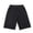 Black, variant on YunPes Girls Cotton Athletic Shorts Pull-On Elastic Waist Sports Shorts with Pockets Teen Kids Soccer Running Gym Workout Outfits
