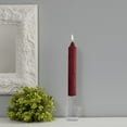 thumbnail image 2 of ROOT  Unscented 9 In. Timberline Collenette Taper Candles box of 4 9 X 1-1/4 - Garnet, 2 of 3