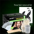 Aisiwm Today！ Hair Remover Nose Wax Kit, Wax Nose Hair Pulling Tool, Nostril Cleaning Paste