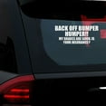 thumbnail image 4 of Walbest Car SUV Sticker Window BACK OFF BUMPER HUMPER Letters Decorative Vinyl Decal, 4 of 6