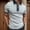 Grey, variant on Men's Dress Shirt Category Product Title Shirt Sleeve Turn Down Blouse Men's Zipper Splice Solid Casual Men's Blouse