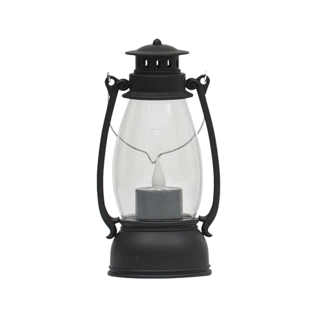 Leodye 1PCS LED Electronic Candle Wind Lamp - Portable Halloween & Christmas Decoration Night Light -2.36x2.36x5.12in