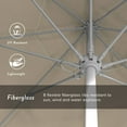 thumbnail image 3 of California Umbrella Venture 7.5' White Market Umbrella in Beige, 3 of 5