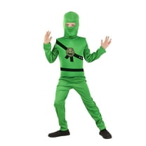 Kid's Green Ninja Master Costume