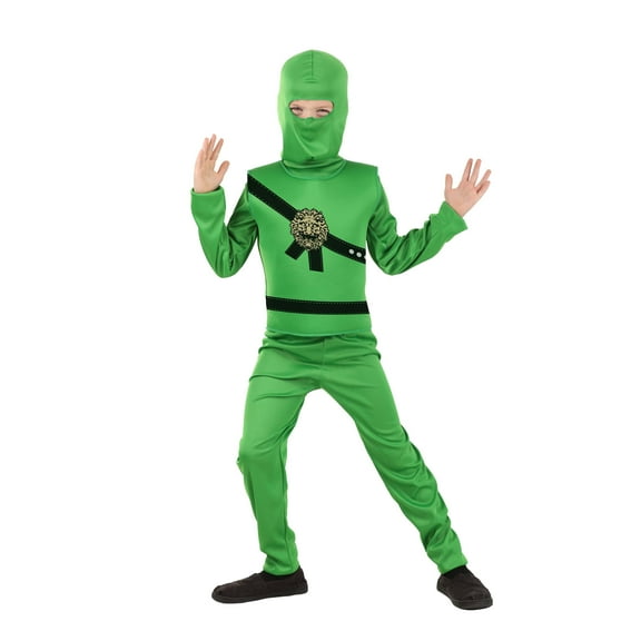 Kid's Green Ninja Master Costume