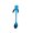 Blue Short, variant on KGJQ 304 Stainless Steel Coffee Spoon, Hanging Cat Spoon for Mugs Tall Cups, Long Handle Tea Stirring Spoon, Ideal for Desserts & Ice Cream Lovers