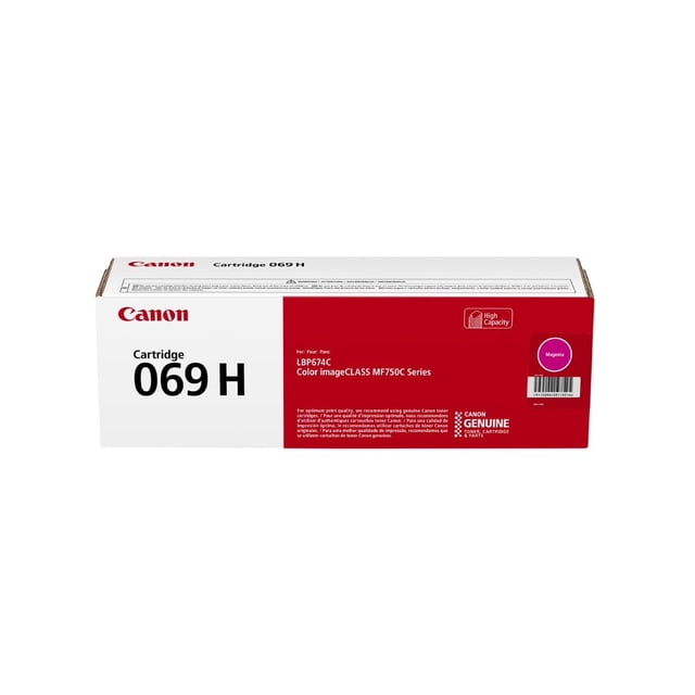 Cartucho de tóner Canon 069 Magenta de alta capacidad MF753cdw