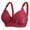 Red, variant on Amidoa Full Coverage Women's Bras on Large Bust Wireless Bra Brasiers Women Plus L