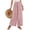 Pink, variant on CIENVNSTG Floral Palazzo Boho Flowy Baggy Pants for Women Elastic High Waist Wide Leg Vacation Casual Long Lounge Trendy Trousers Black XL