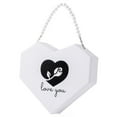 thumbnail image 2 of Moocorvic Gift Boxes with Lids for Presents, Valentine's Day Double Open Jewelry Gift Box Heart Shaped Gift High End Jewelry Set Packaging Box(White), 2 of 9