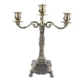 thumbnail image 2 of Candelabra Decoration, Delicate And Exquisite Vintage Candlestick Holder Romantic Candlestick Holder Pillar Candelabra For Dining Table Weddings, 2 of 8
