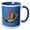 Blue/White, variant on 3drose, Stunning Brightly Colored River Bird Vector Art, 11oz Two-tone Blue Mug