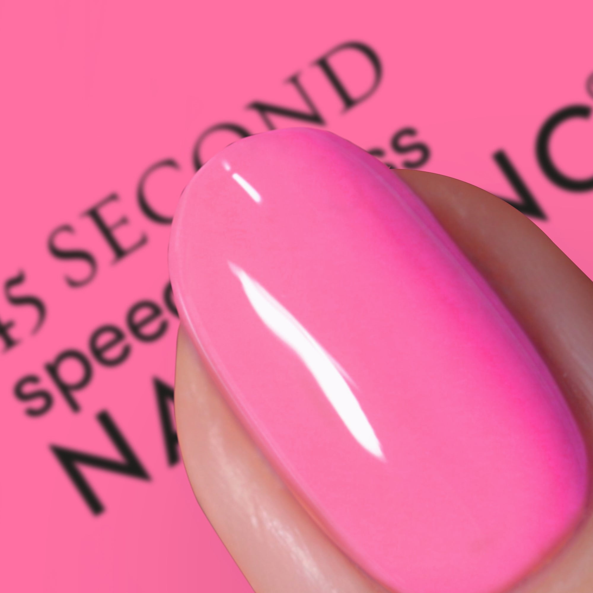 Nails.INC Quick Drying Nail Polish, Taylor, Light Neon Pink, 0.47 fl oz