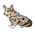 thumbnail image 7 of Fotbe Funny Chicken Print Small Dog Sweater Hoodies Pet Grey Hooded Soft Fleece Sweatshirts with Pocket Fall Winter Puppy Cat Sweaters Warm Clothes-XX-Large, 7 of 7
