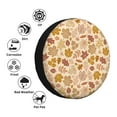 thumbnail image 4 of Sikiie Fall Leaves PVC Leather Spare Tire Wheel Cover Spare Tire Cover, for Car Truck SUV Camper Trailer Universal Fit(14-17in)-17 inch, 4 of 6