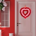 thumbnail image 4 of Couronne de la Saint-Valentin avec Roses pour Réchauffement Festif, 4 of 6