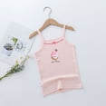 thumbnail image 2 of Taqqpue Girl's Camisole Undershirts Kids Cute Printed Tank Top Cotton Soft Loose Lightweight Summer Sleeveless Top Camis 2-14 Years, 2 of 3