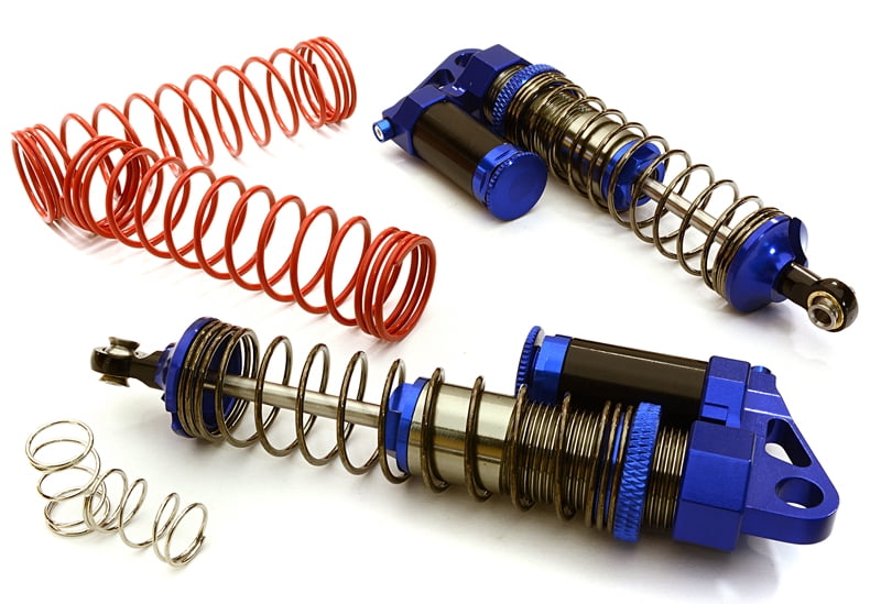 Integy RC Toy Model Hopups OBM1452BLUE Alloy 100mm Type Piggyback