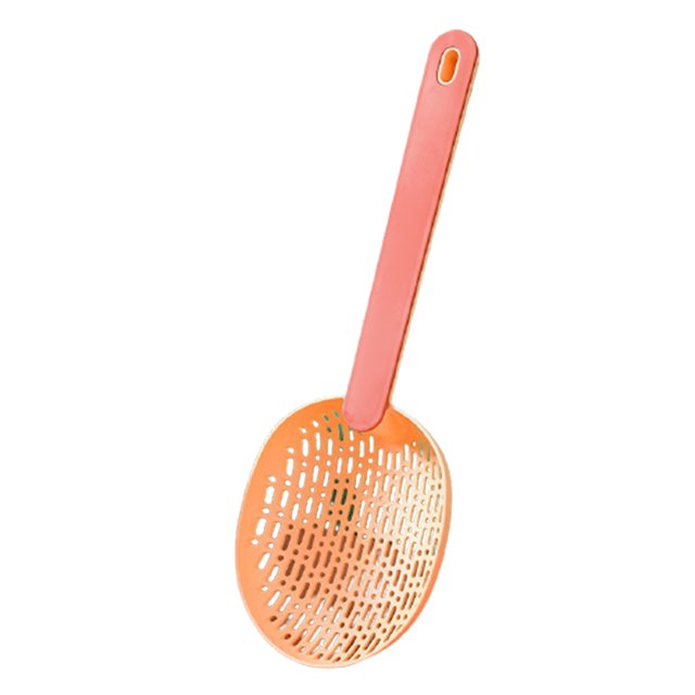 CAROOTU Draining Spoon High Temperature Resistant Noodle Spoon Hanging Storage Filter Mesh Spoon Household
