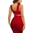 thumbnail image 2 of Hybrid & Company Women’s Sexy Bodycon Stretch Knee Length Midi Bandage Dress, 2 of 2
