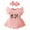Pink, variant on WIBACKER Baby Girl Dress Ruffles Sleeveless Lace Romper Dress Flower Kids Tulle Dress Party Birthday Princess Dresses